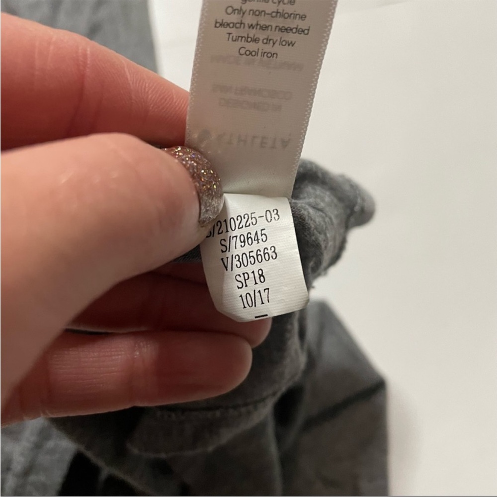 Athleta Stretchy Jersey Knit Short Sleeve Loungewear Athleisure Midi Maxi Dress - Picture 4 of 5
